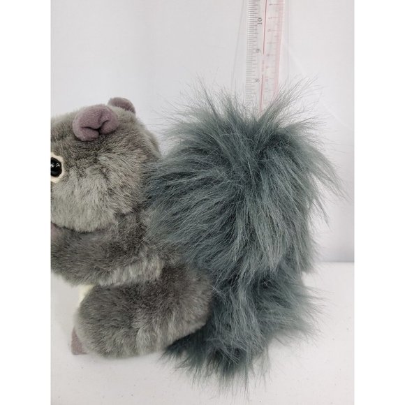 Aurora World Vintage Squirrel Plush Stuffed Animal Toy 9 Inch Gray Realistic - Picture 5 of 12